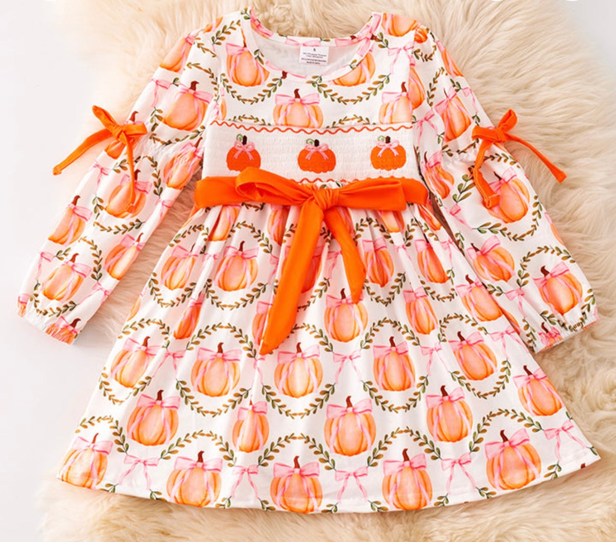 Pumpkin Bow Dress